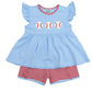 Baseballs Girl Short Set