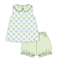 PO109: Spring in Bloom Girl Bubble Short Set