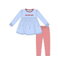 PO108: Fire Truck Girls Legging Set