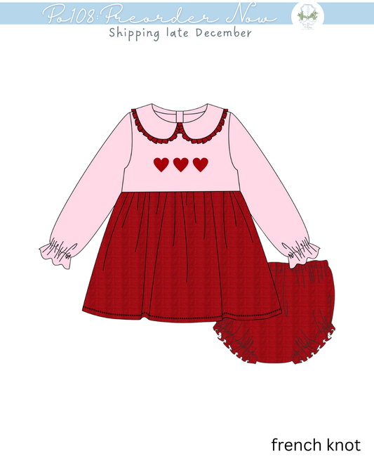 PO108: My Little Love Girls Bloomer Set