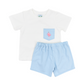 Flamingo Boy Short Set