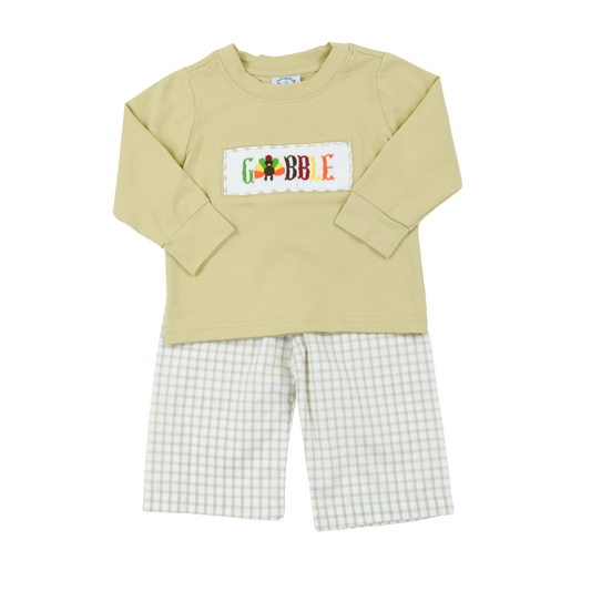 Gobble Smock Boy Pant Set