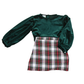 Christmas Eve Plaid Skirt Set