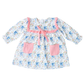 Bows and Blues Girls Dress