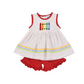 French Knot Crayons Girl Short Set