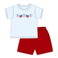 PO110: American French Knot Boys Short Set
