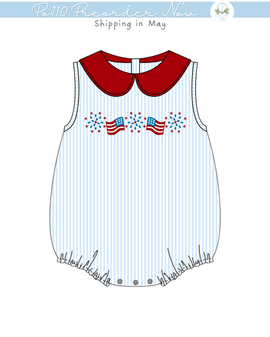 PO110: American French Knot Boys Bubble