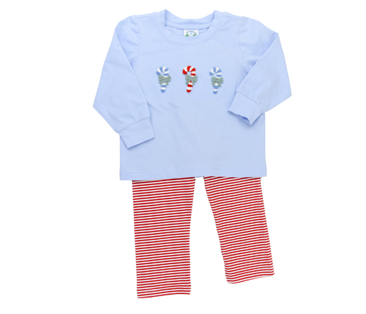 Candy Cane Stripes Boy Pant Set