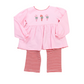 Candy Cane Stripes Girl Pant Set