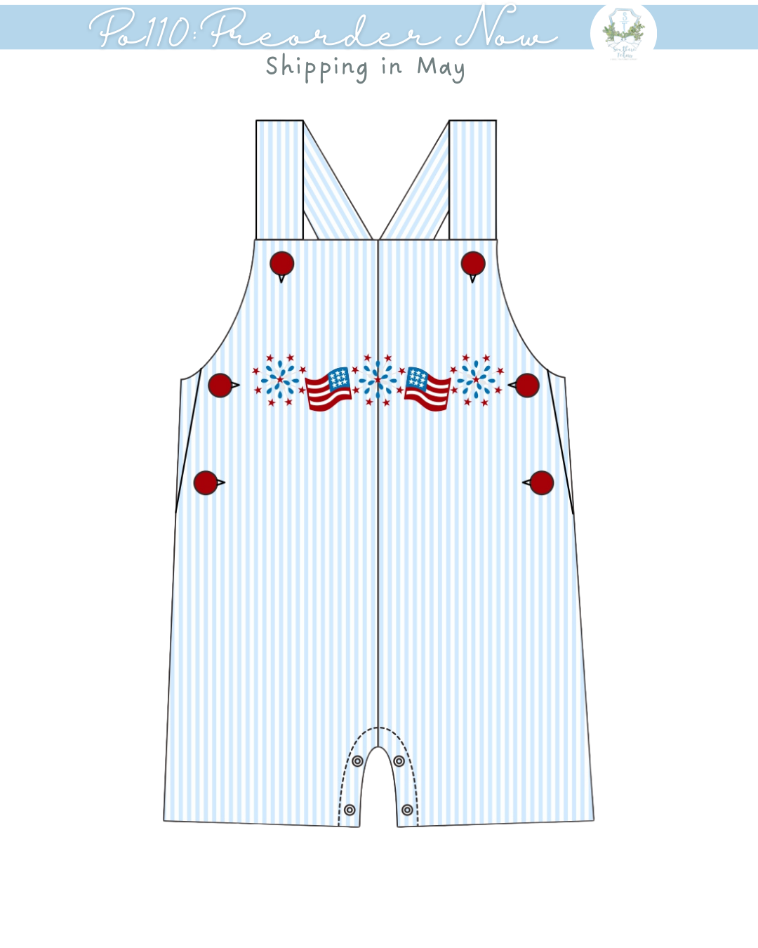 PO110: American French Knot Boys Jon Jon