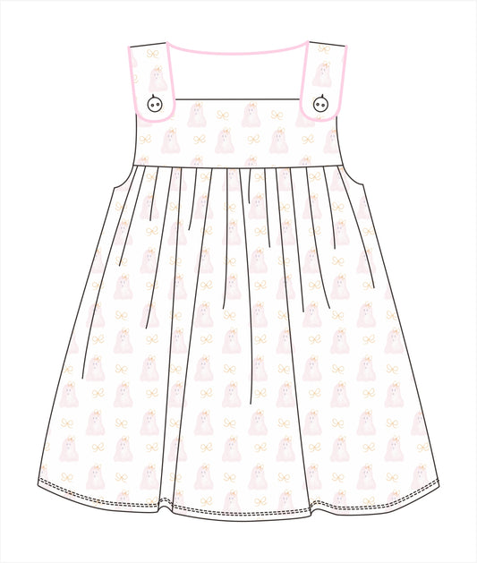 PO113: Watercolor Ghost Dress