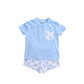 Watercolor Ghost Blue Short Set