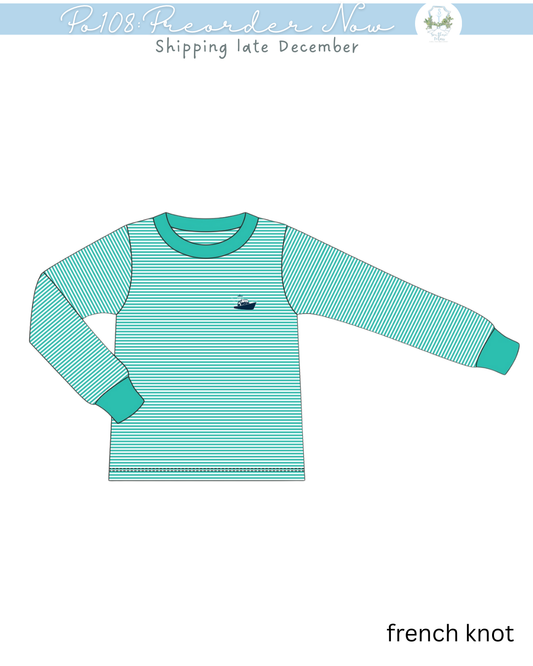 PO108: Fishing Boat Tshirt