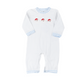 Santa Trio Boys Long Romper