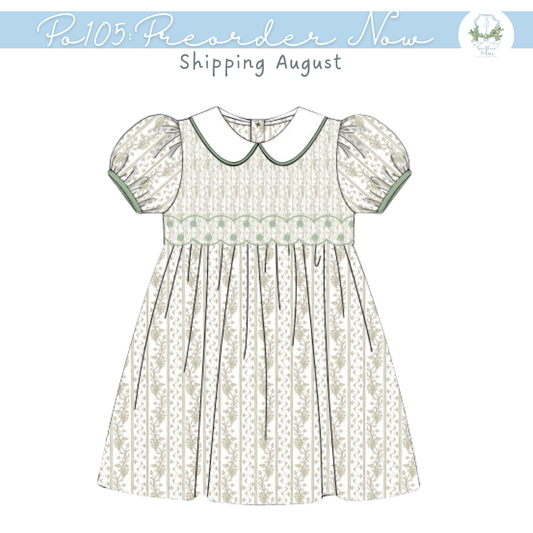 PO105: Meadow Vines Dress