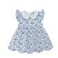 Navy Easter Toile Girl Dress