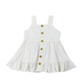White Linen Dress