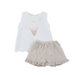 Scream for Icecream Short Set