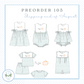 a pattern for a baby's romper and dress