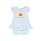 My Little Pumpkin Girl Bubble Short Set