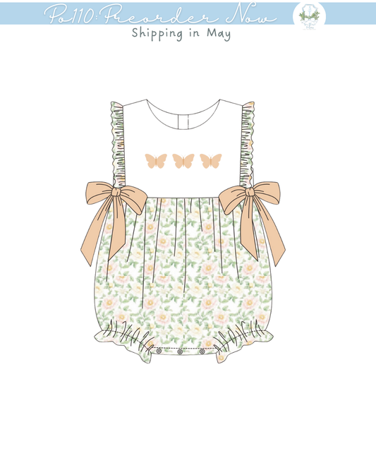 PO110: Butterfly Girl Bubble