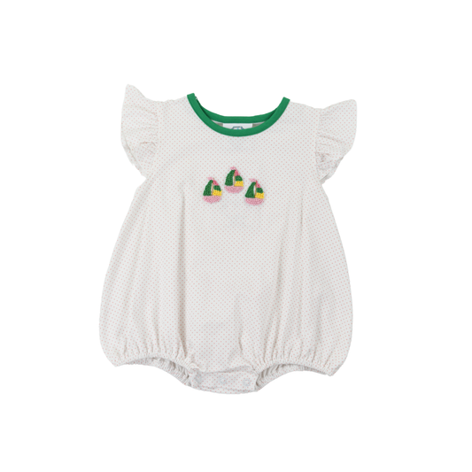 French Knot Sailboat Girl Bubble