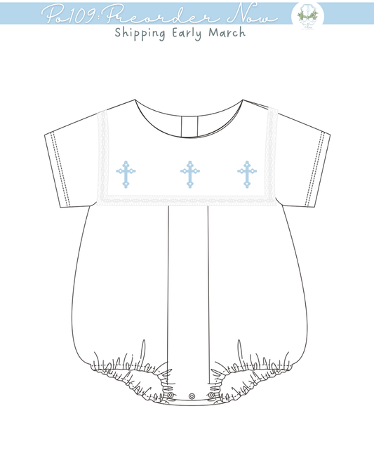 PO109: Heirloom Cross Boys Bubble