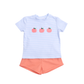 Loop Stitch Pumpkins Boys Short Set