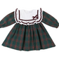 Maroon & Green Tartan Dress