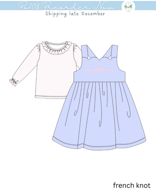 PO108: Bitty Bows Dress Set