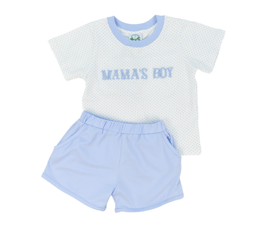 Frenchknot Mama's Boy Short Set