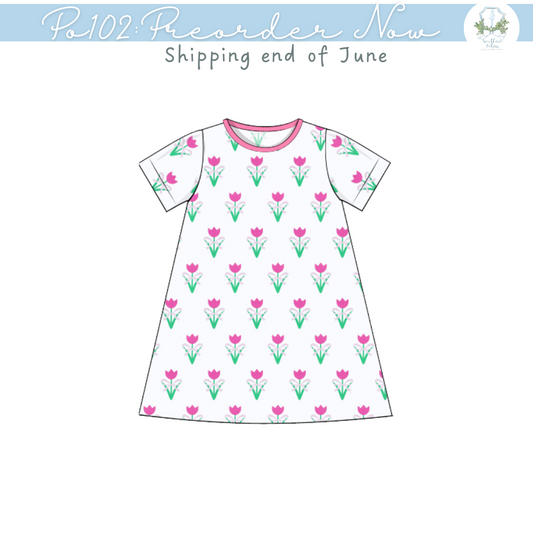 PO102: Playtime Tulips Dress