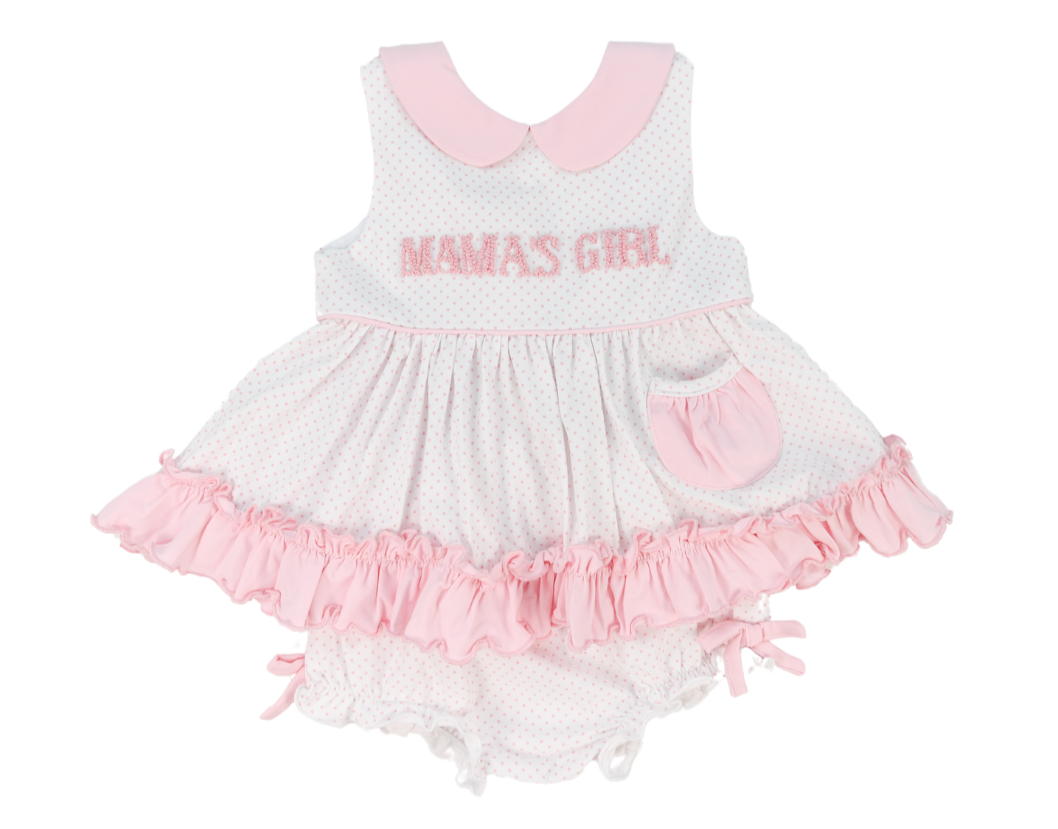 Frenchknot Mama's Girl Bloomer Set