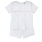 Heirloom Lace Boys Banded Short Set