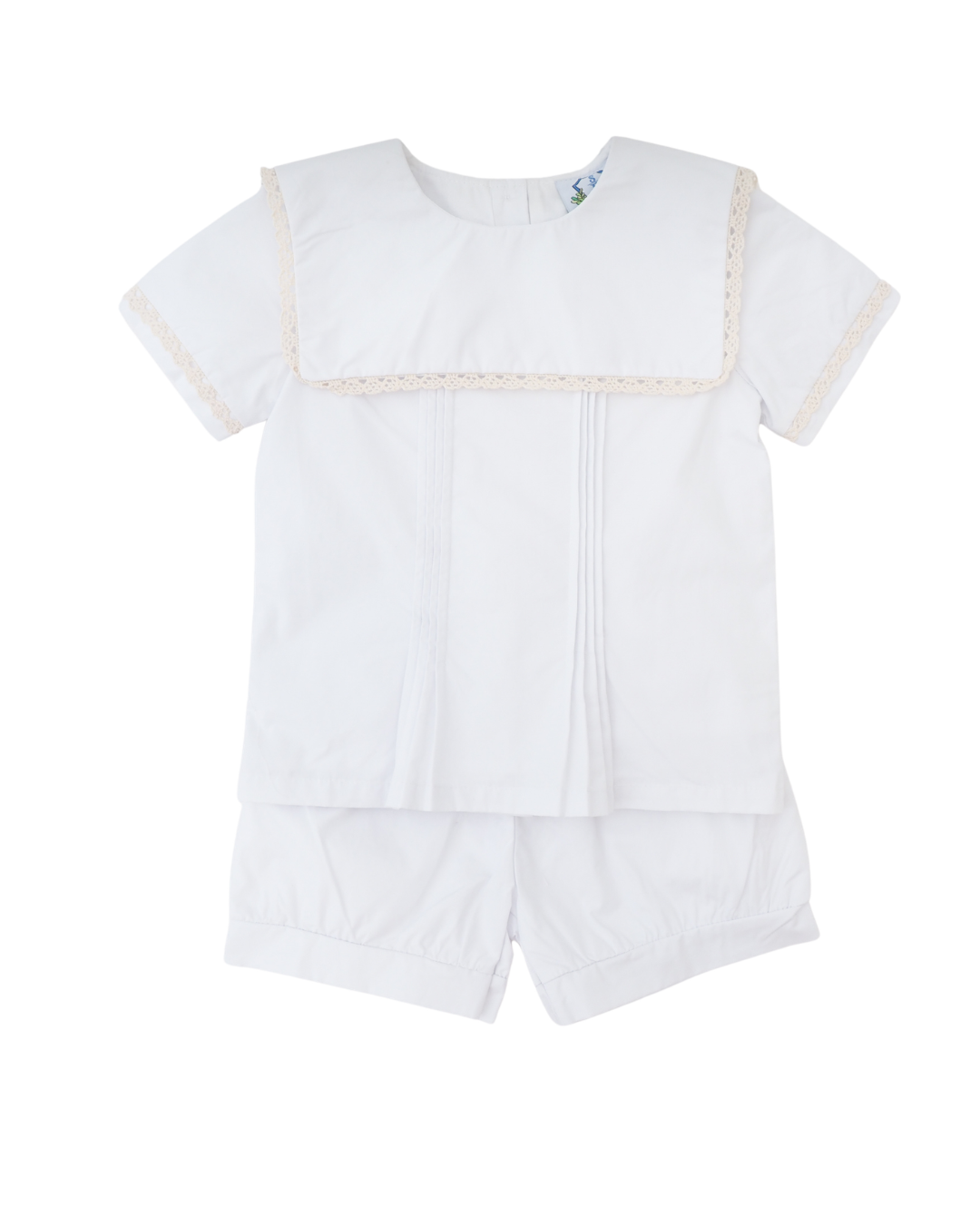 Heirloom Lace Boys Banded Short Set