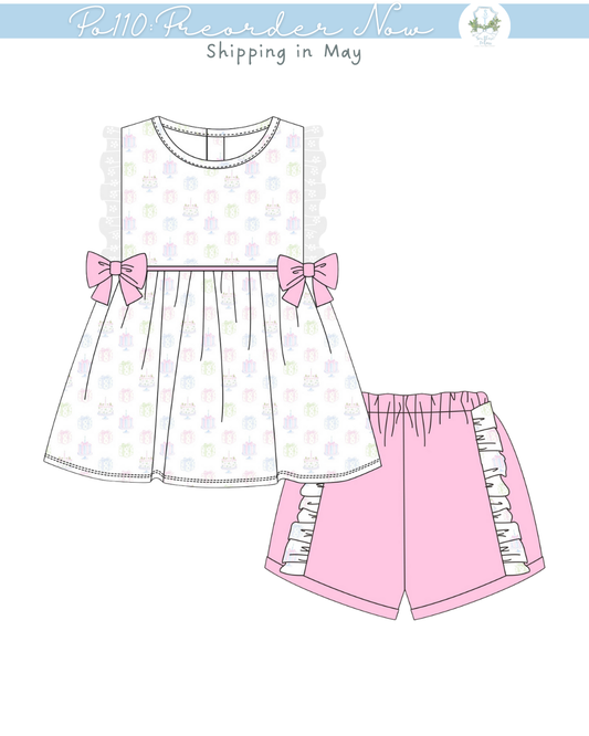 PO110: Birthday Girl Short Set