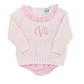 Pink Gingham Diaper Set