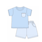 PO110: Hydrangea Boys Short Set