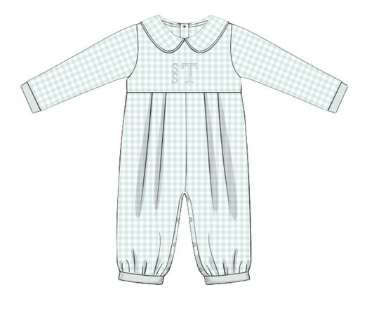 Sage Simple Knit Boys Long Romper