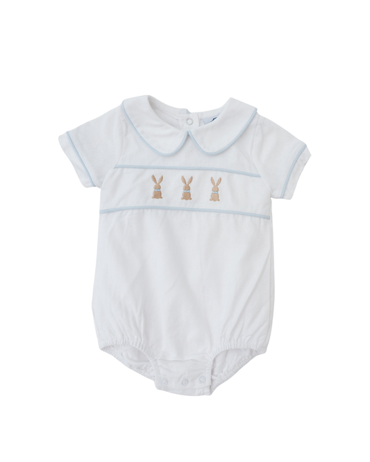 Linen Bunnies Boy Bubble