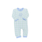 Winter Plaid Boys Long Romper