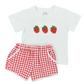 Bitty Dot Strawberry Boys Short Set