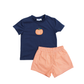 Autumn Applique Boys Short Set