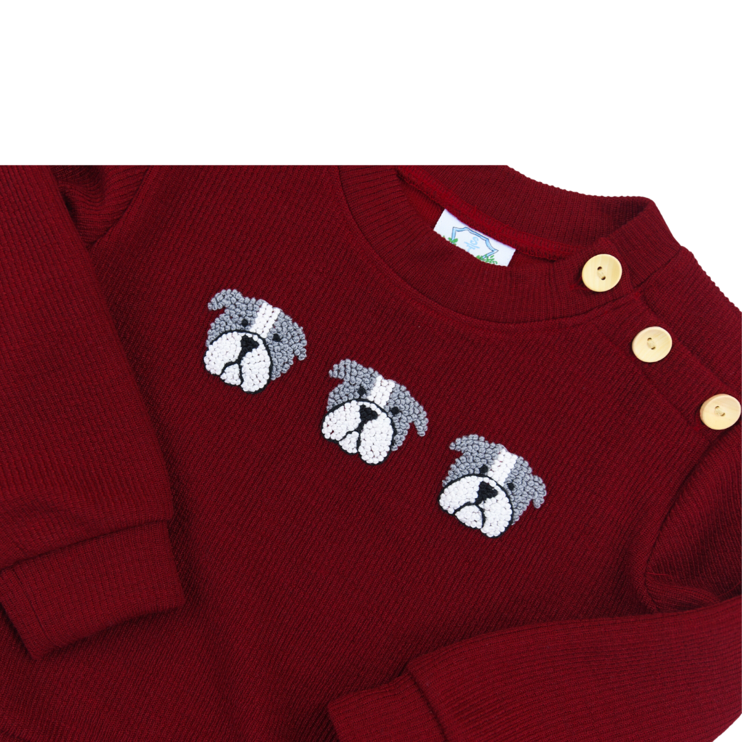 Dog French Knot Sweater