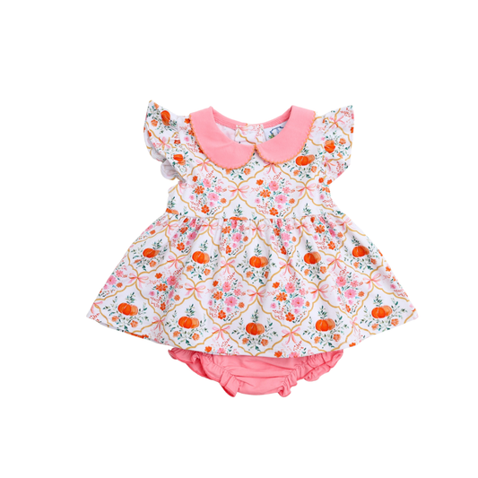 Precious Little Pumpkin Girls Bloomer Set