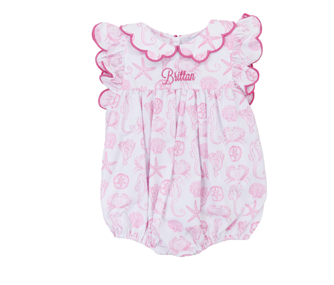 Seashell Printed Girl Bubble