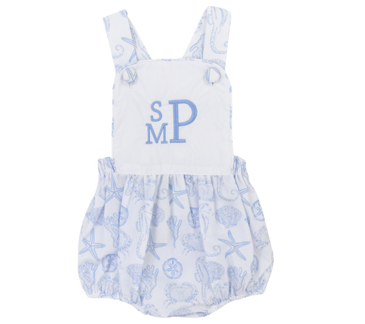 Seashell Printed Boy Bubble