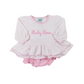 Pink Chainstitch Baby Sister Bloomer Set