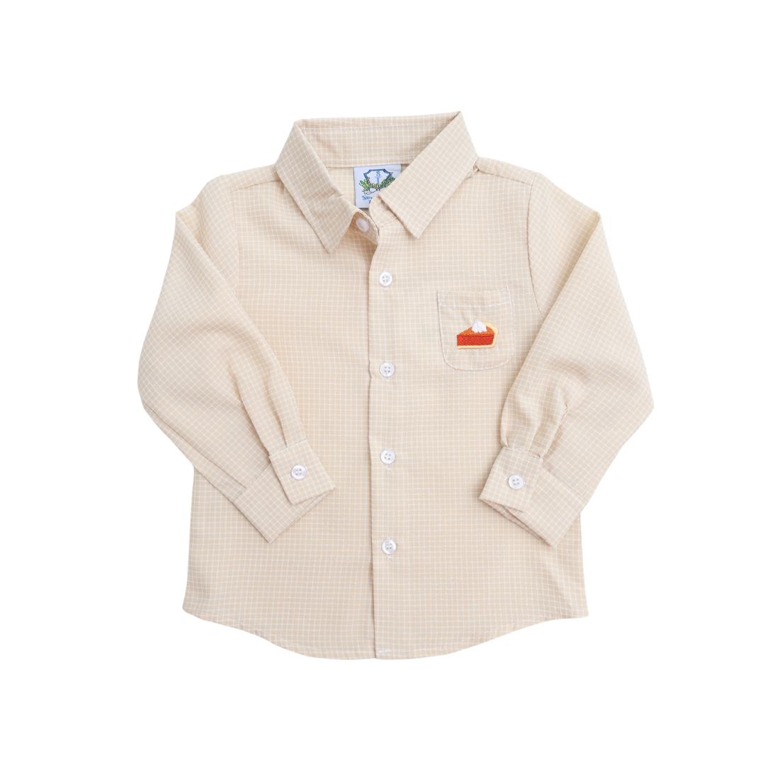 Sweet as Pie Boy Button Down Shirt