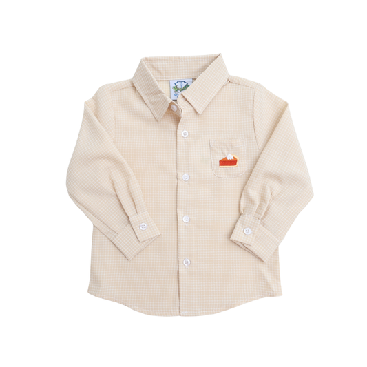 Sweet as Pie Boy Button Down Shirt